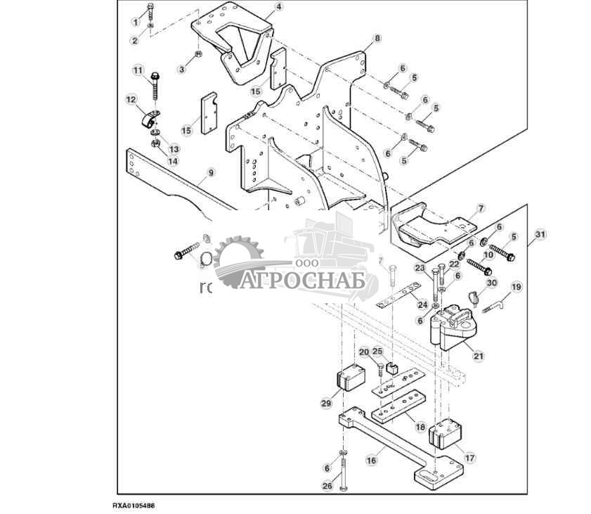 Heavy Duty Drawbar Support Kit 